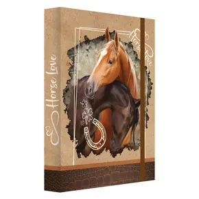 Pudełko na zeszyty A4 Jumbo Horse Love